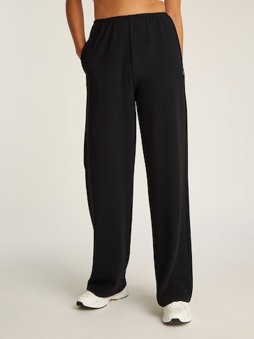 Wide Leg Pantalon Calvin Klein Jeans en noir : devant