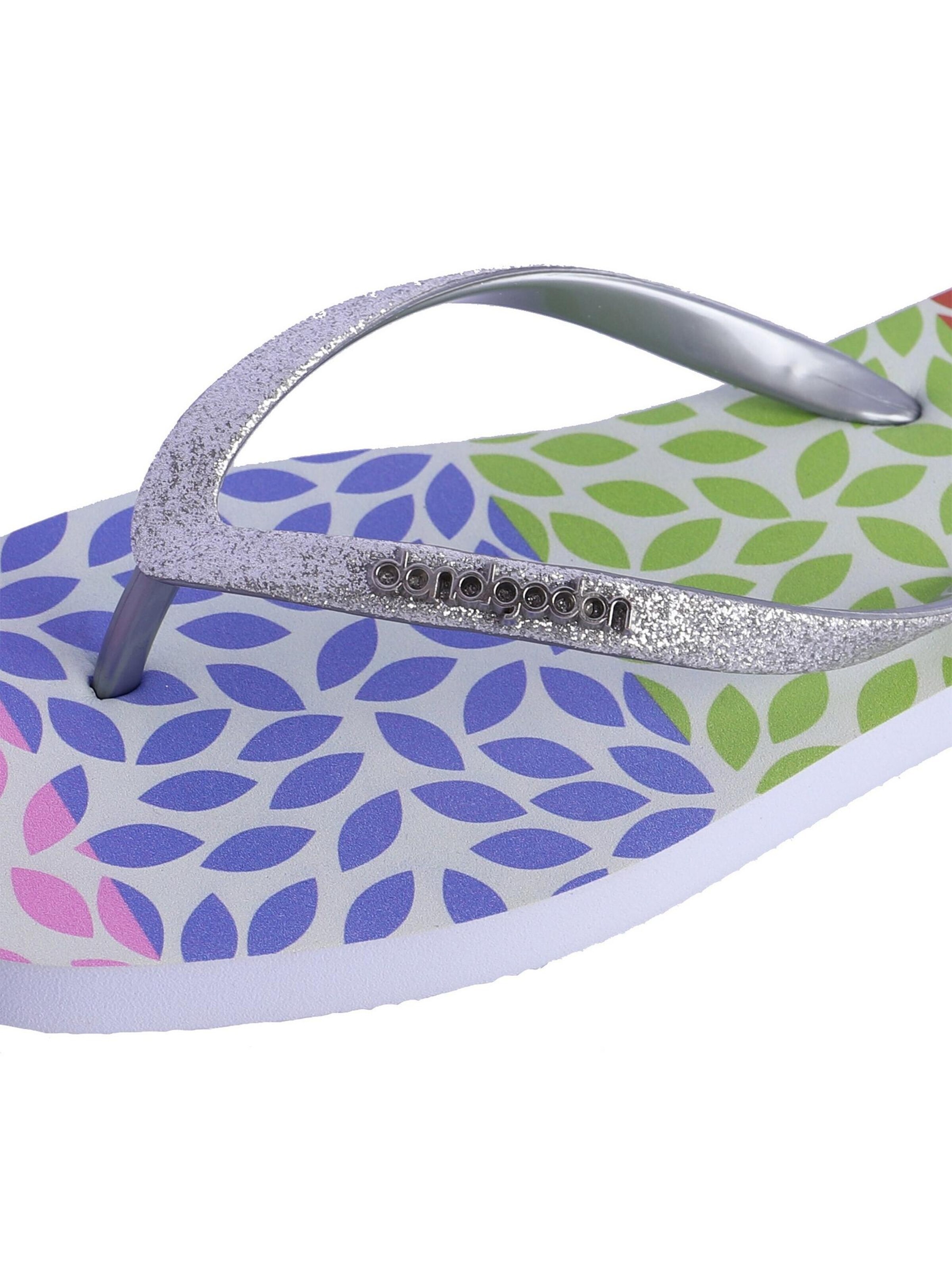 Don Algodon - Sandalias de dedo 'Chanclas' en plata