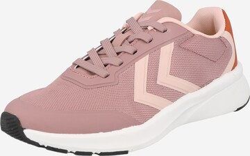 Sneaker bassa di Hummel in rosa: frontale