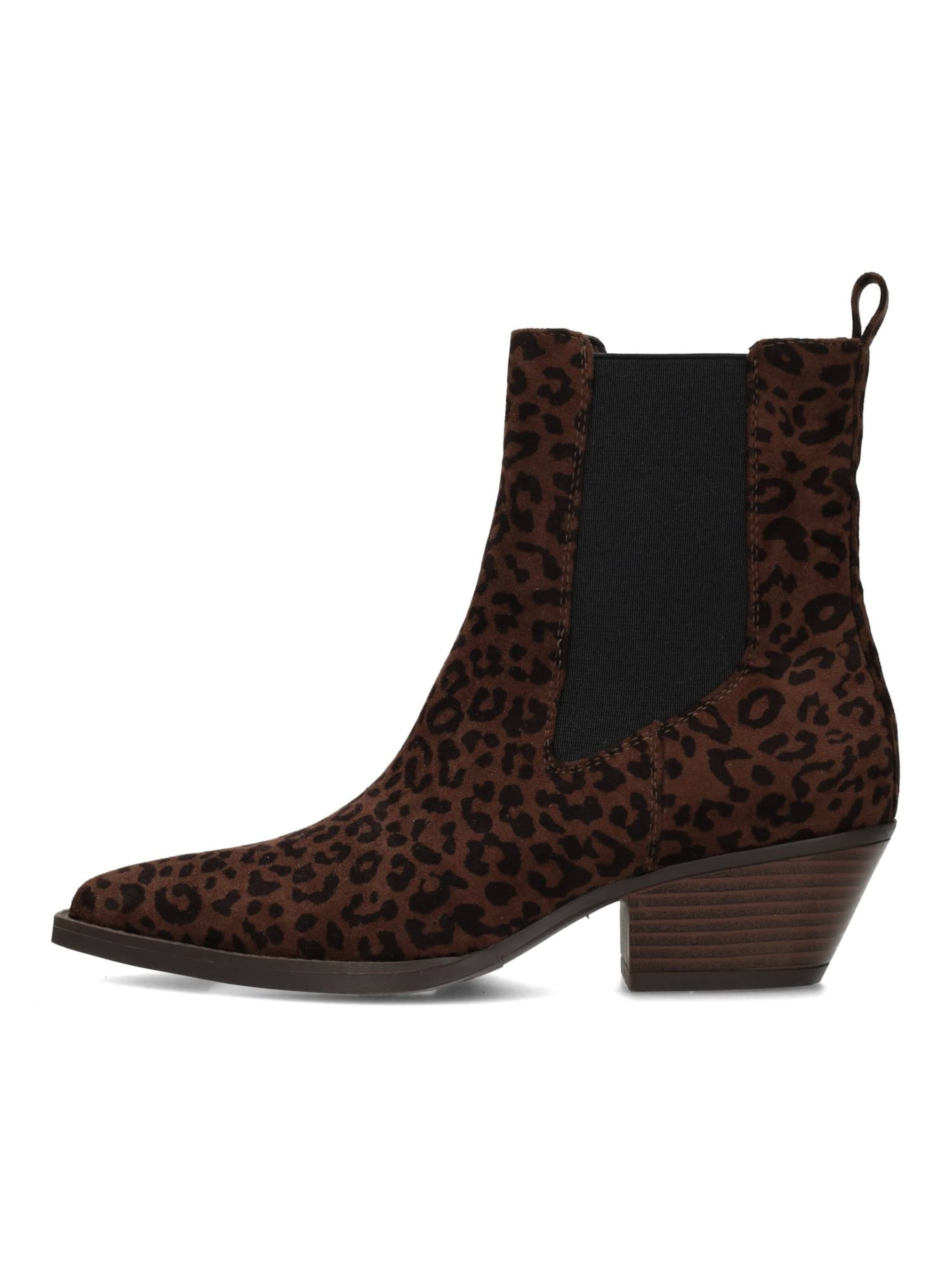 POSH by Poelman Chelsea boots 'CARMEN' in Brown: front