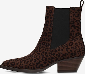 Chelsea Boots 'CARMEN' POSH by Poelman en marron : devant