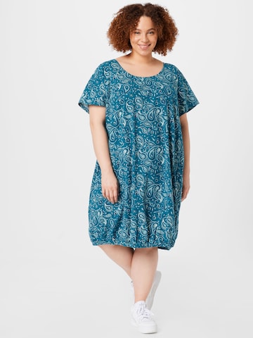 Zizzi Dress 'JEASY' in Blue: front