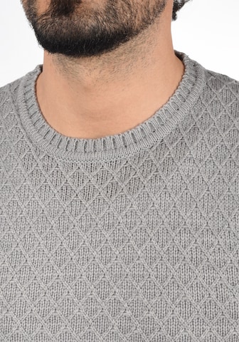 BLEND Strickpullover Alamar in Grau