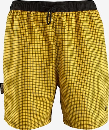 Guggen Mountain Swim Trunks in Yellow: front