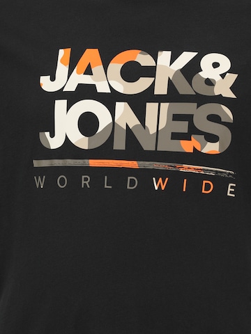 Jack & Jones Plus Shirt 'JJLUKE' in Zwart