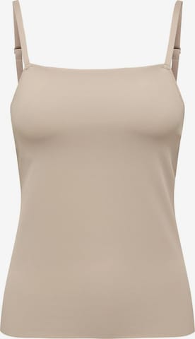 Maillot de corps ONLY en beige : devant