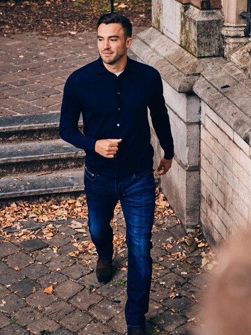 Coupe slim Chemise Suitable en gris : devant