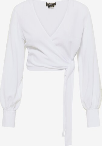 faina Blouse in Wit: voorkant