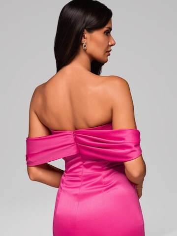 Ombre Evening dress in Pink