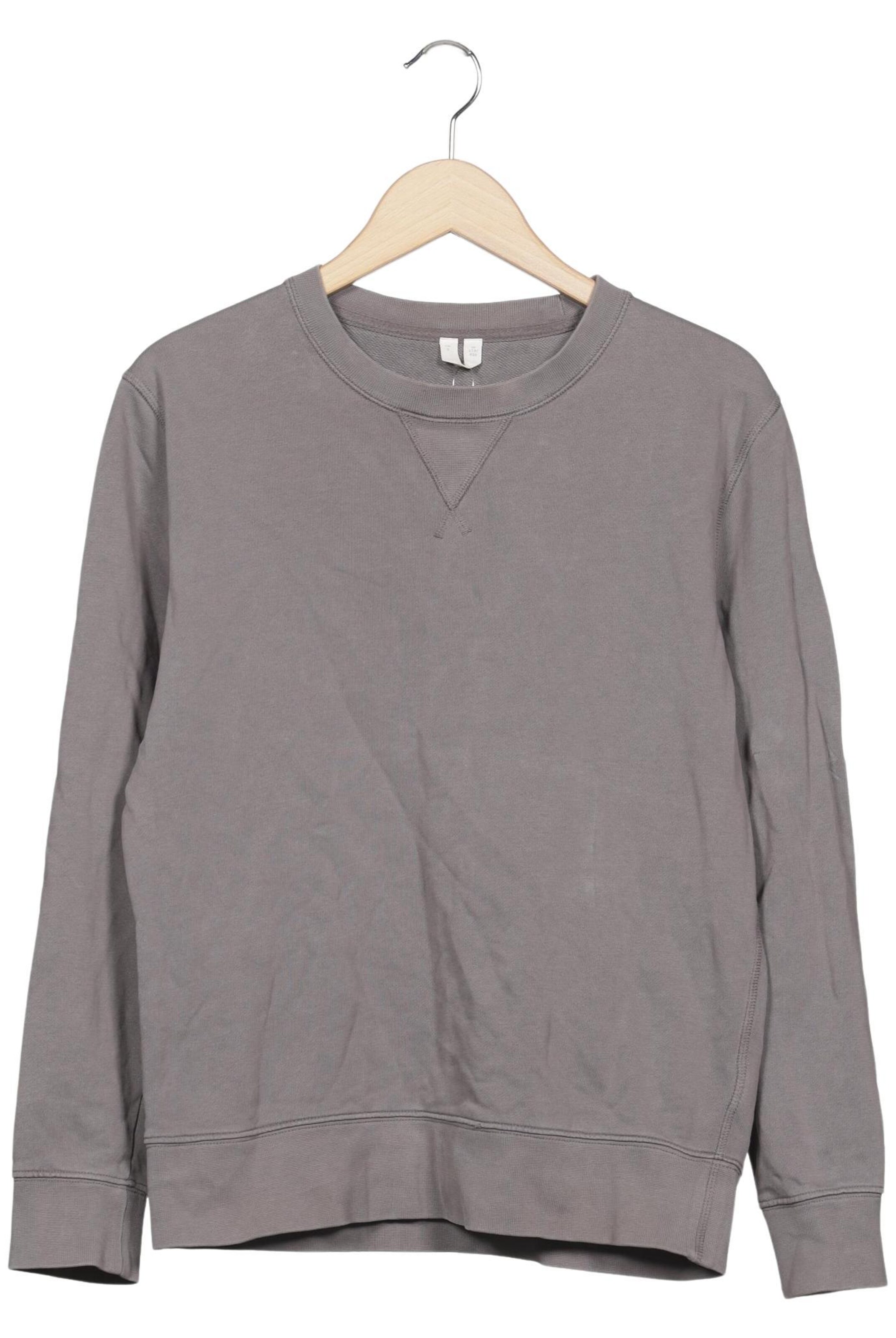 Arket Sweatshirt & Zip-Up Hoodie in S in Grey: front