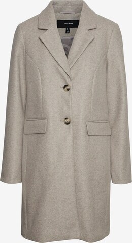 VERO MODA Between-Seasons Coat 'POP GIANNA' in Grey: front