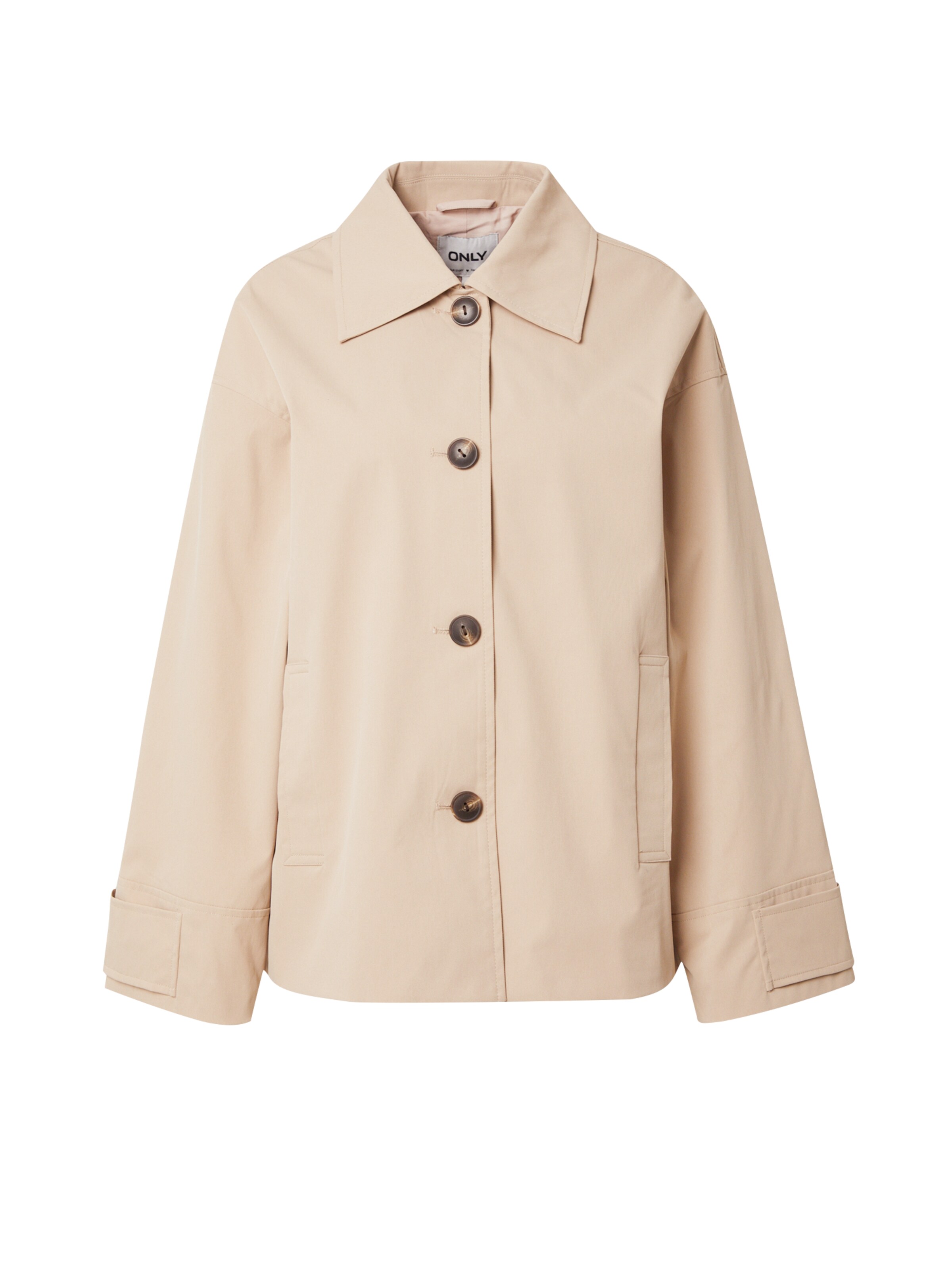 smėlio ONLY Demisezoninė striukė 'ONLEja Orchid': priekis