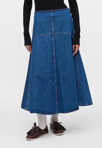 Weekend Max Mara - Falda 'MEANDRO' en azul: frente