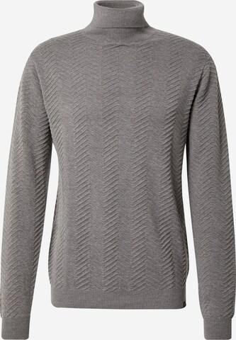 INDICODE JEANS Sweater 'Sparks' in Grey: front