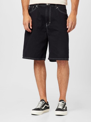 WEEKDAY Loosefit Shorts 'Galaxy' in Schwarz: predná strana