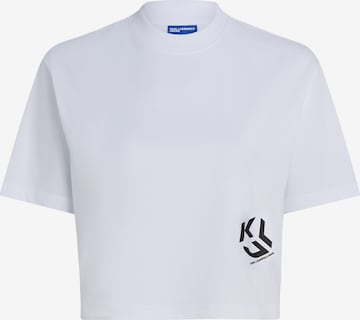 KARL LAGERFELD JEANS Футболка в Белый: спереди