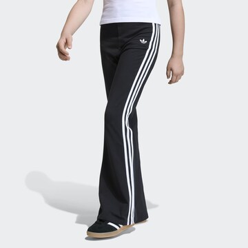 ADIDAS ORIGINALS Flared Pants in Black: front
