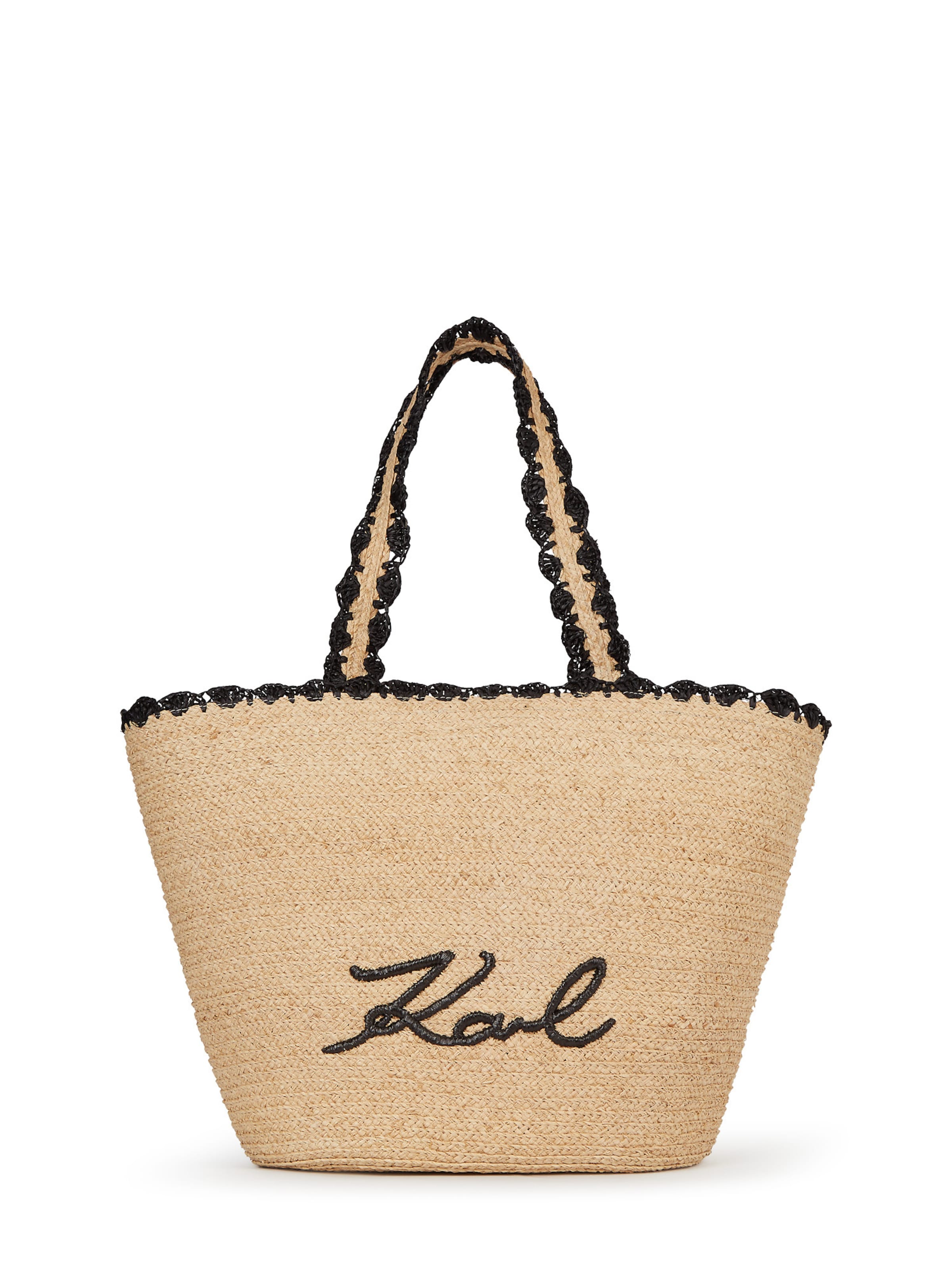 Geantă de plajă 'Scallop Beach' Karl Lagerfeld pe bej / negru, Vizualizare produs