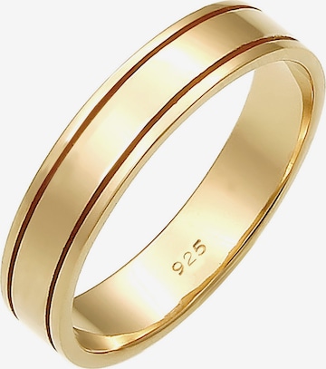 ELLI PREMIUM Ring 'Paarring Bandring Trauring' in Gold: front