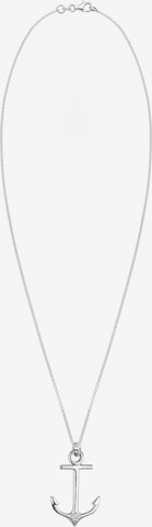 Elli DIAMONDS Ketting 'Anker' in Zilver: voorkant