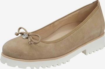 Ballerines BASLER BY WALDLÄUFER en beige : devant