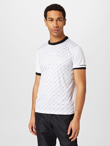 Sergio Tacchini Functioneel shirt 'DIAMANTE' in Wit: voorkant