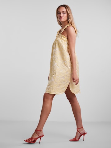 PIECES Dress 'Julia' in Yellow