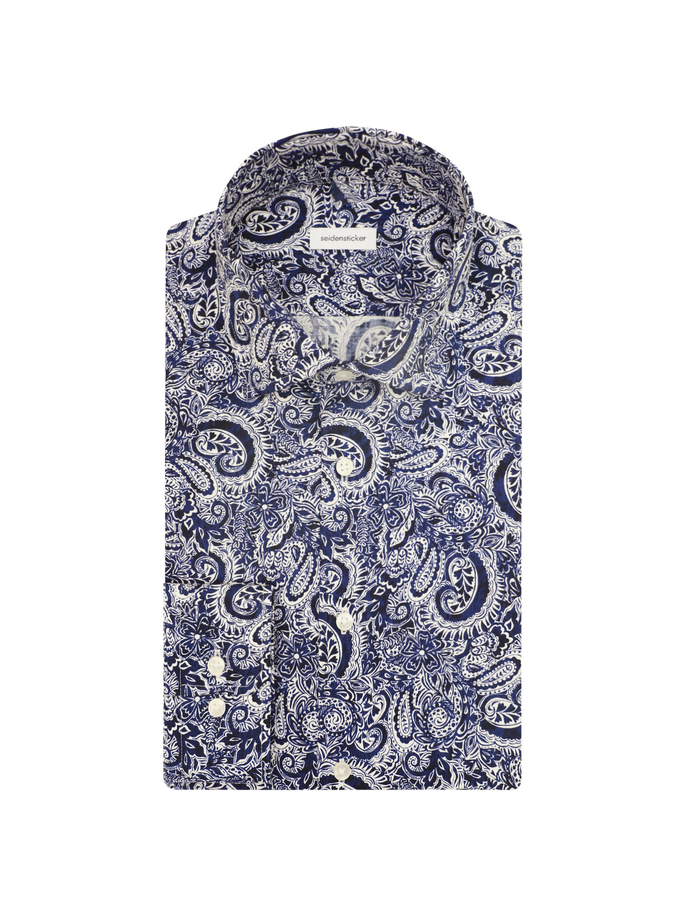 SEIDENSTICKER Slim fit Zakelijk overhemd 'Smart Essentials' in Blauw