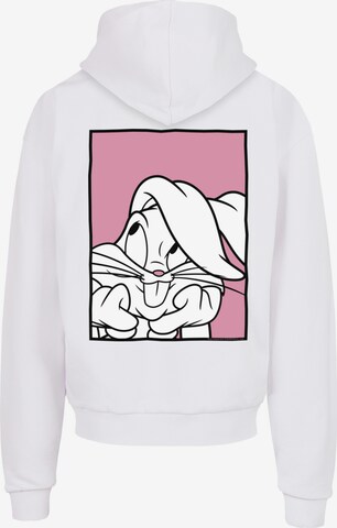 F4NT4STIC Sweatshirt 'Looney Tunes Bugs Bunny Adore' in White: front