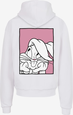 Sweat-shirt 'Looney Tunes Bugs Bunny Adore' F4NT4STIC en blanc : devant