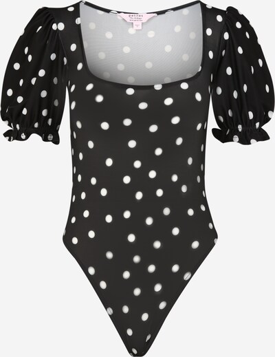 Miss Selfridge T-shirtbody i svart / vit, Produktvy