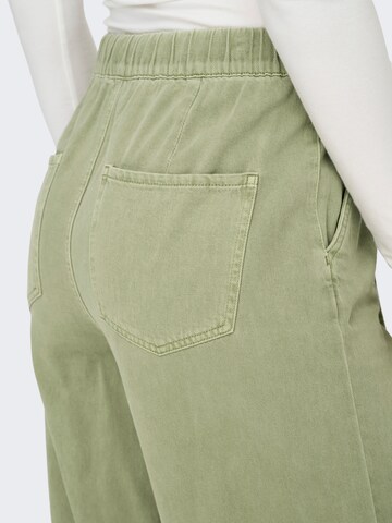 ONLY Wide leg Pants in Green