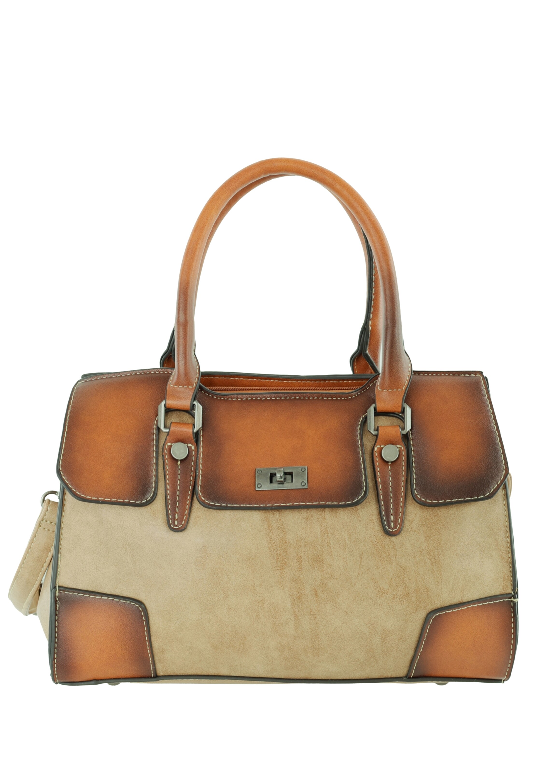HARPA Henkeltasche 'LIORA' in Braun: Vorderseite
