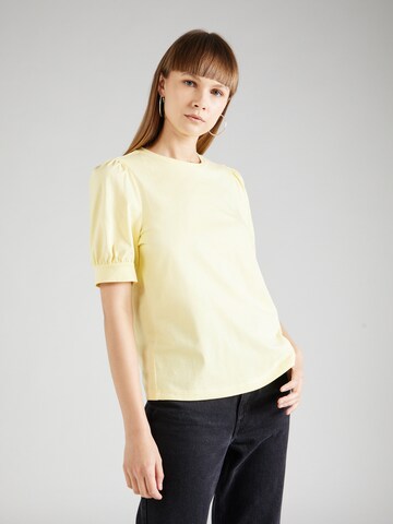 VERO MODA T-shirt 'KERRY' i gul: framsida