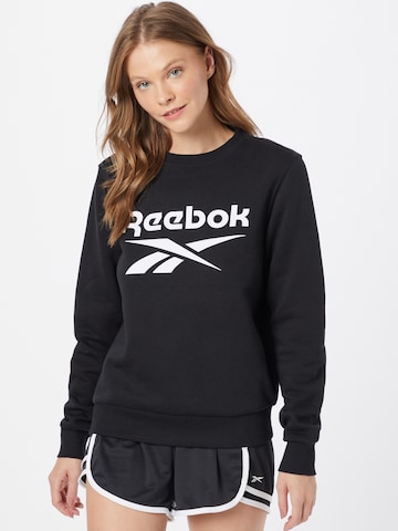 Reebok Sweatshirt in Black: front