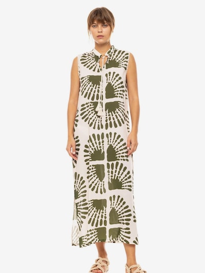 Pink Label Summer Dress 'BEACHWEAR LONG JADE SAFARI' in 36 in Green, Item view