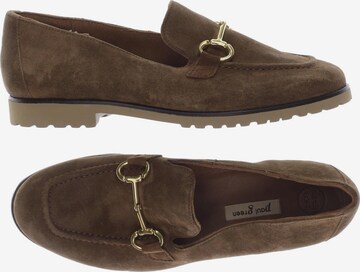 Paul Green Flats & Loafers in 37 in Brown: front