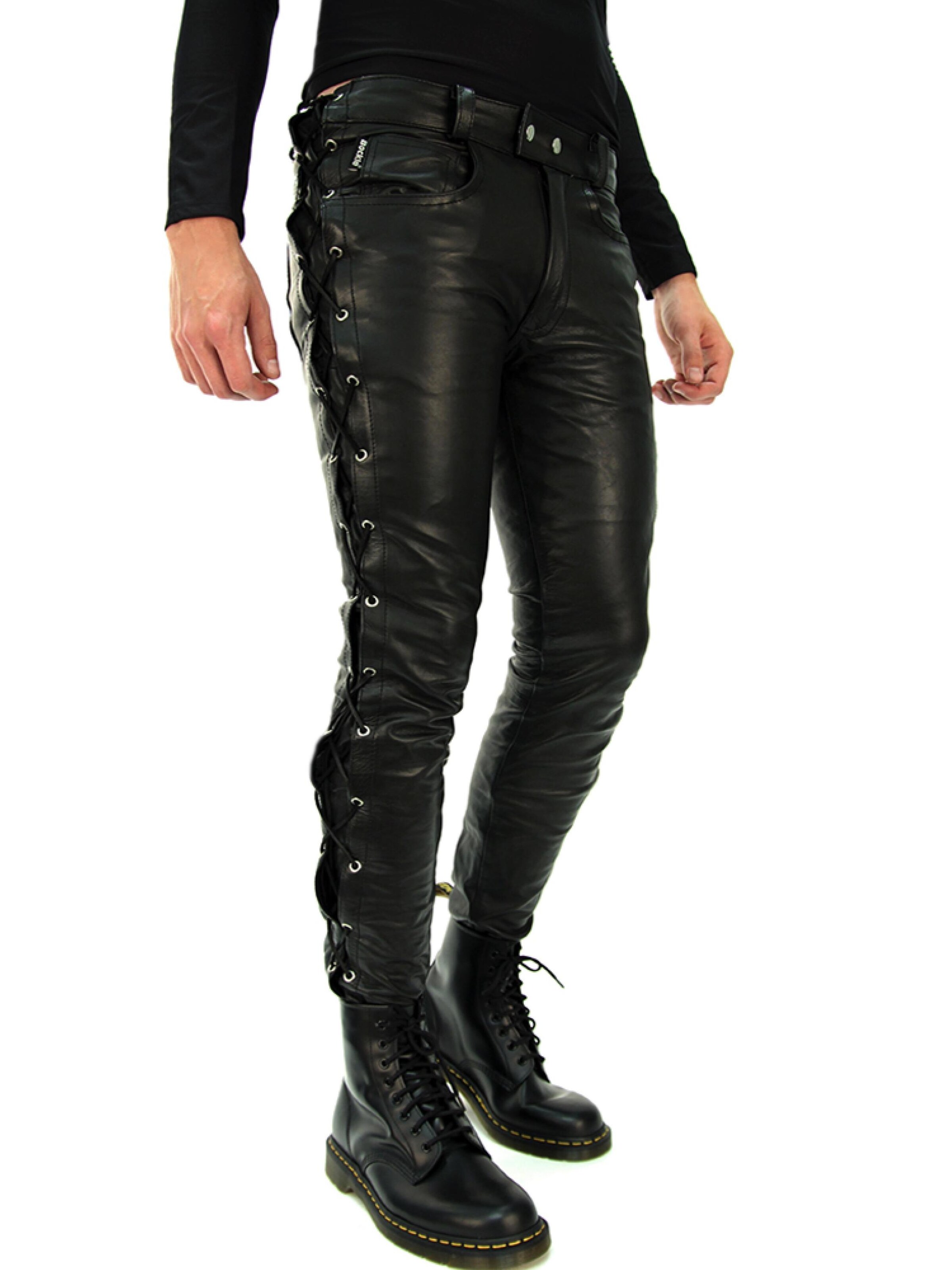 BOCKLE Skinny Hose‌‌‌‌‌‌‌‌‌ in Schwarz
