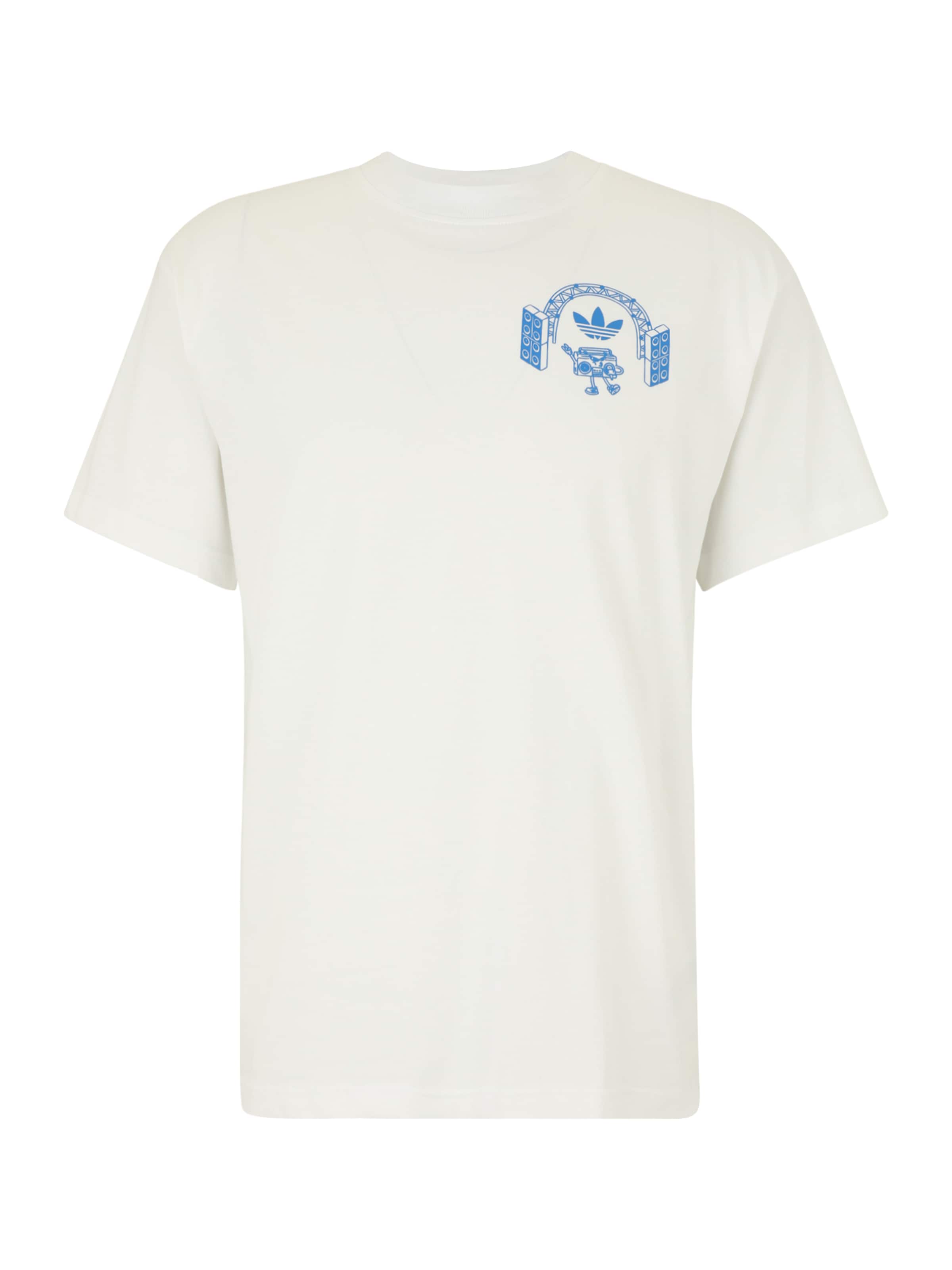 ADIDAS ORIGINALS - Camiseta 'Music Fests' en blanco: frente