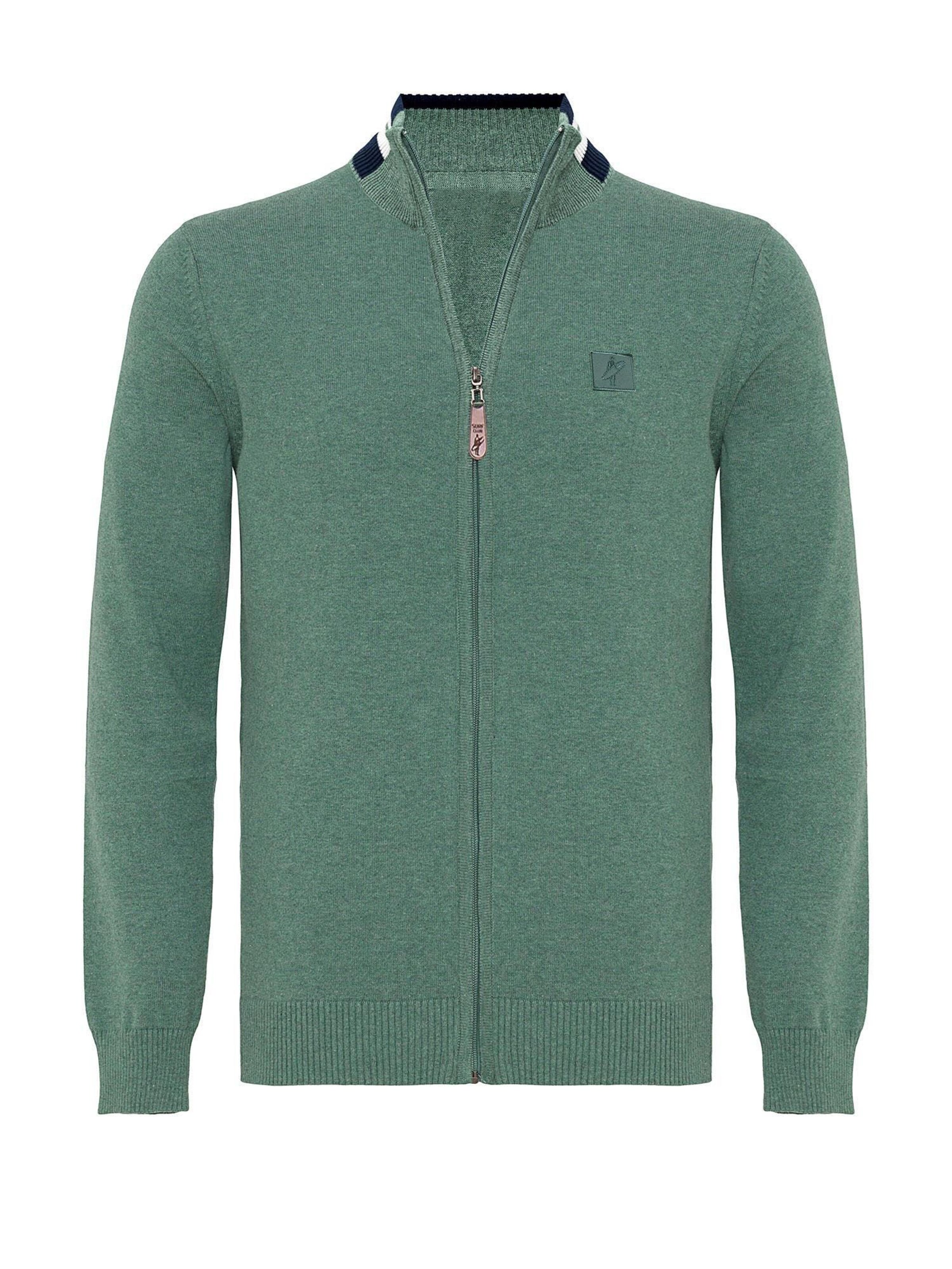 Jacey Quinn Kardigán - zöld: elől