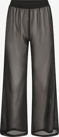 Loosefit Pantalon à plis La Michaux en noir : devant