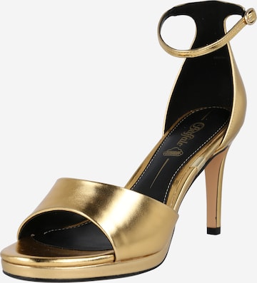 BUFFALO Sandals 'RONJA' in Gold: front