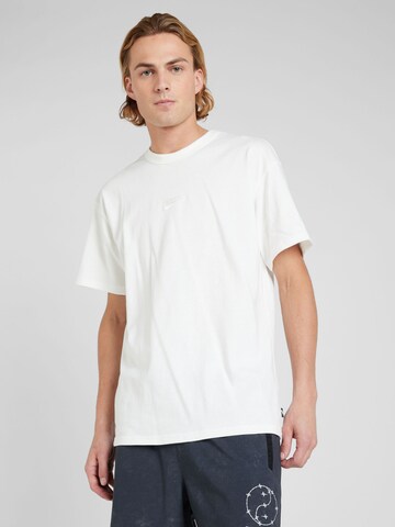 Nike Sportswear - Camiseta 'Premium Essentials' en beige: frente