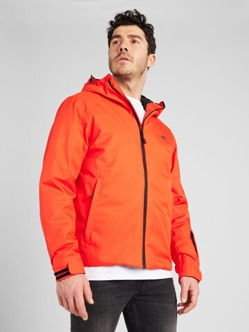 4F - Chaqueta de montaña en rojo: frente