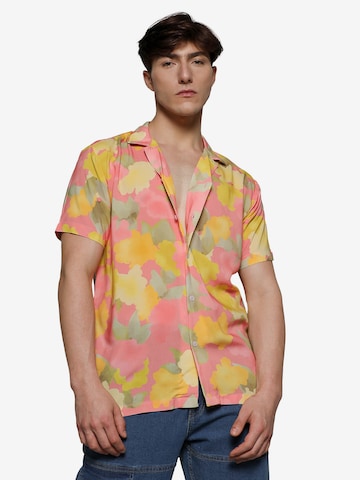 Campus Sutra Comfort Fit Skjorta 'Jayce' i blandade färger: framsida