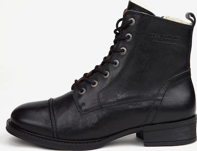 Ghete cu șireturi 'PANDORA' Ten Points pe negru, Vizualizare produs