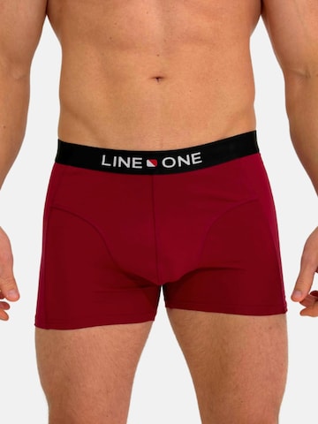 Line One Μποξεράκι 'Herren Boxershorts aus Baumwolle' σε κόκκινο