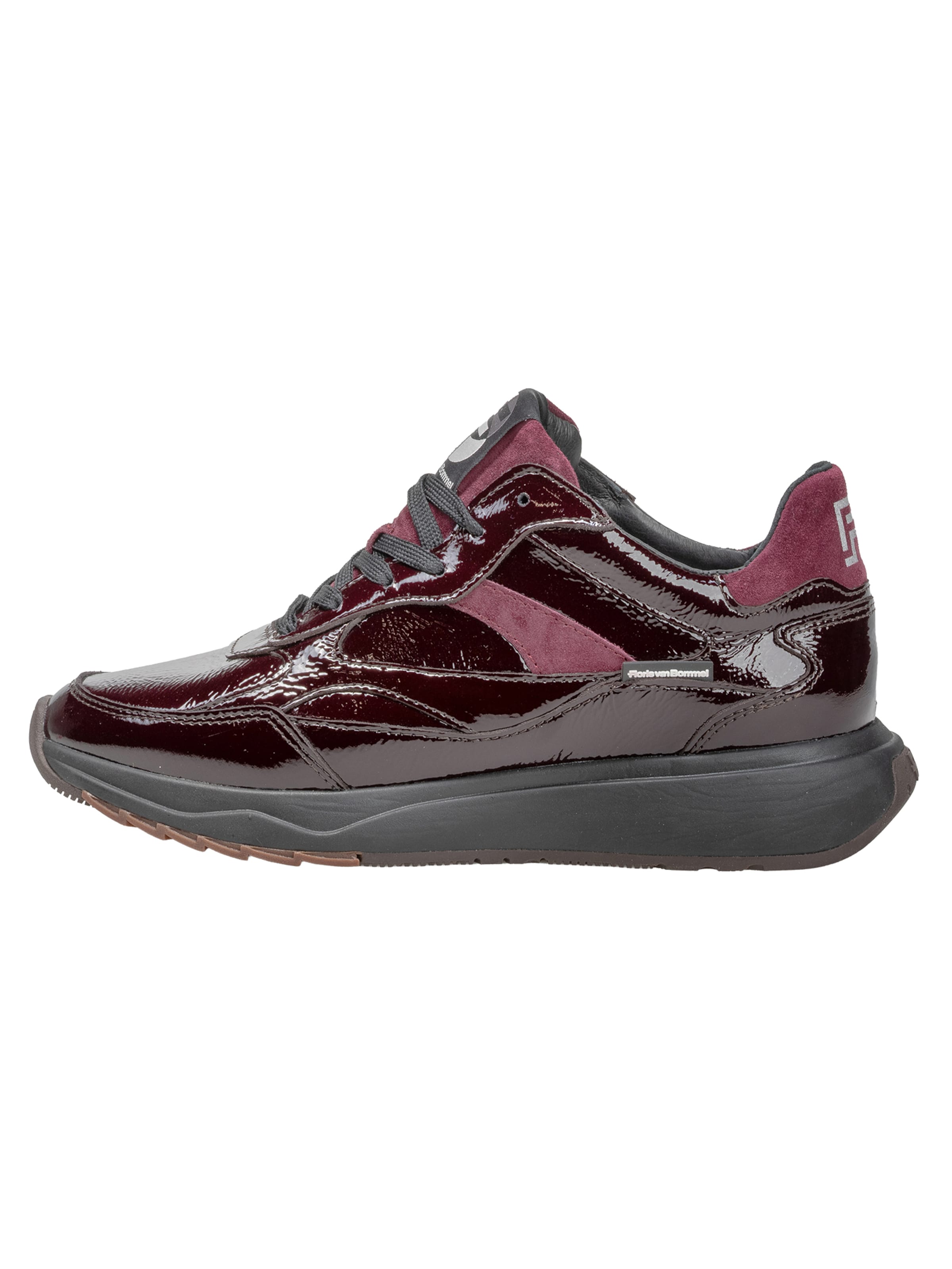 Floris van Bommel Platform trainers 'Suvi 05' in Red: front