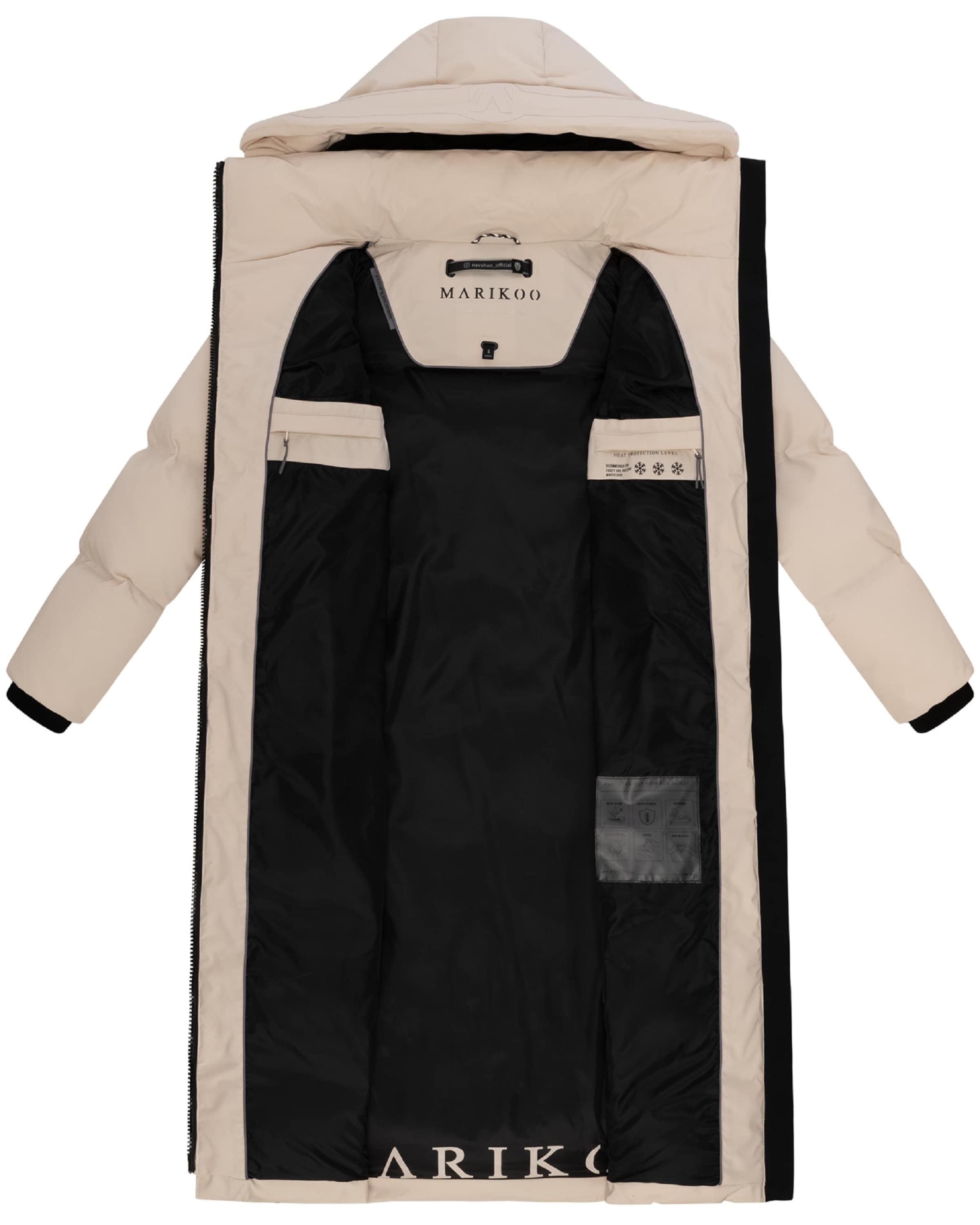 MARIKOO Λειτουργικό παλτό 'Tikoraa 16' σε μπεζ