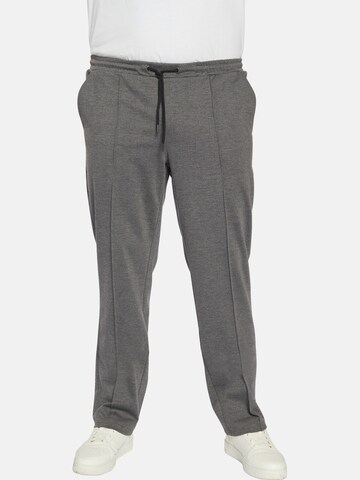 Loosefit Pantalon ' Baron Colehan ' Charles Colby en gris : devant